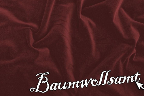 Baumwollsamt