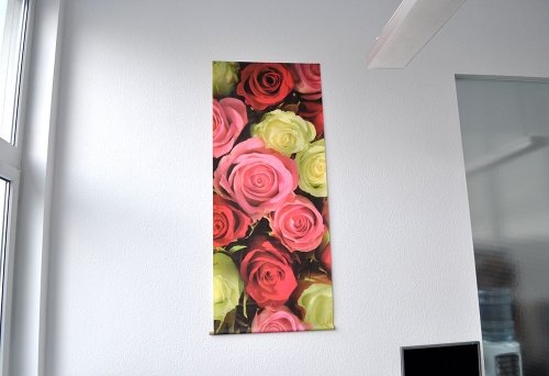 Deko-Banner mit Rosen-Motiv