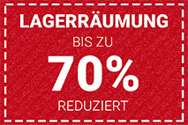 % Sale Lagerräumung