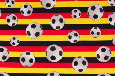 Baumwolljersey Digitaldruck - German Soccer 