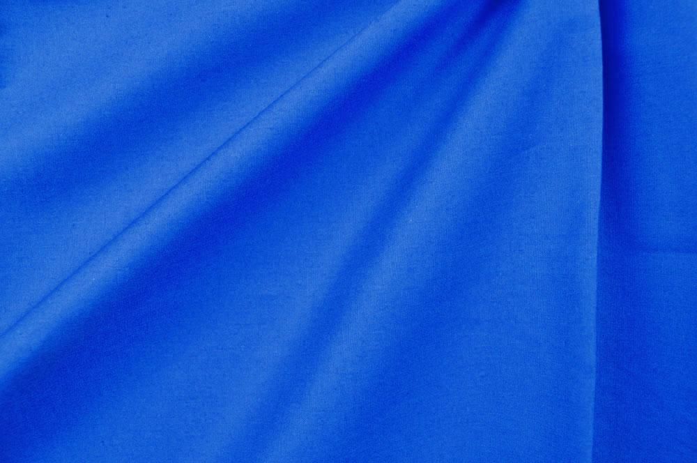 Baumwollstoff Popeline - Uni Blau