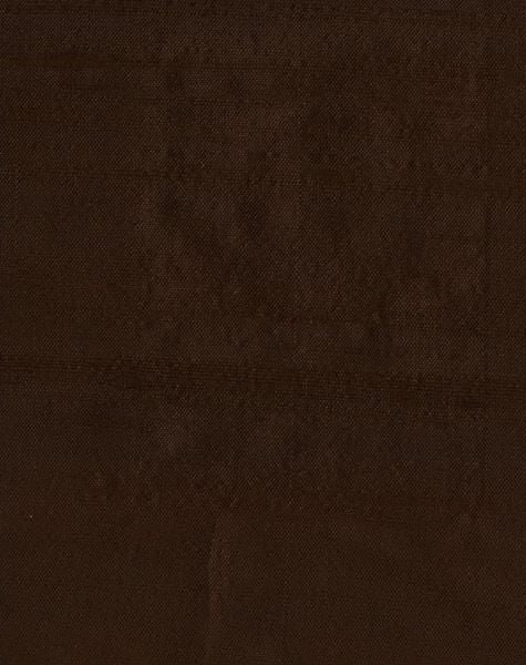 Dupionseide Uni - Dunkelbraun - 3,0 Meter Dunkelbraun