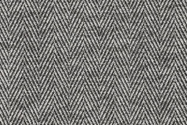 Tweed-Imitat - Fischgrat - Grau 