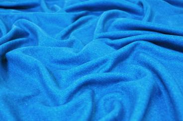 Fleece-Stoff - Easy Colour Blau