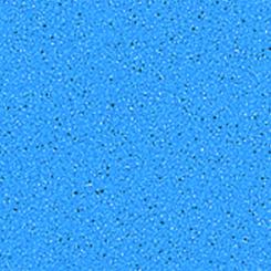 Moosgummiplatte -  - 200 x 300 x 2 mm -  - blau 