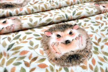 Wellness-Fleece - Igel im Herbst 