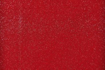 Glitzer-Filz - 1 mm stark -Uni/Silber Rot