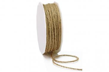 Jute-Naturkordel 2 mm - 25-Meter-Rolle 