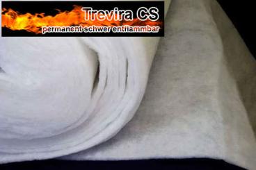 Wattevlies 1 cm TREVIRA CS - permanent schwer entflammbar 