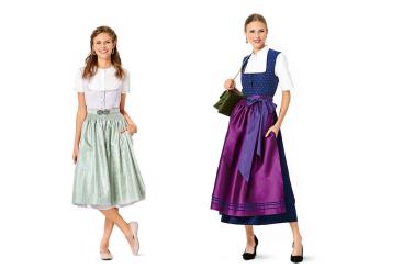 burda Schnittmuster 6268 Dirndl - Dirndl-Bluse 