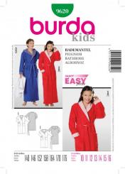 burda Schnittmuster 9620 - Bademantel 