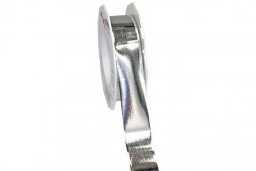 Metallicband - 25 mm -  25 m-Rolle - Silber 