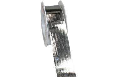 Metallicband - 40 mm -  25 m-Rolle - Silber 