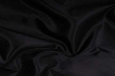 Bekleidungsstoff Satin - Seidentouch Schwarz