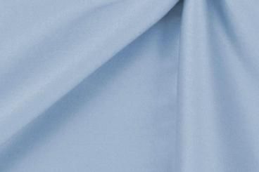 Baumwoll-Satin - Stretch - Uni Hellblau