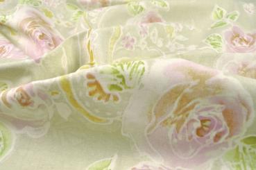 Dekostoff deluxe - Harmony - Paisley/Blumen - 280 cm - Beige 