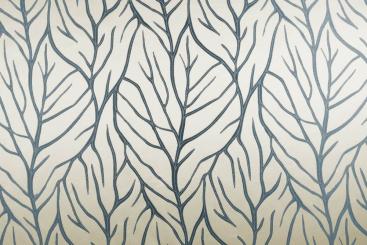 Dekostoff Jacquard - Leaves - Beige 