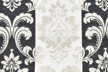 Jacquard zweiseitig - Barock-Streifen 