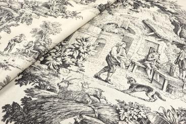 Baumwollstoff beschichtet - Toile France 