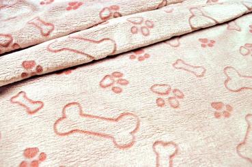 Bella - Fleece Doubleface - Rosa/Creme 