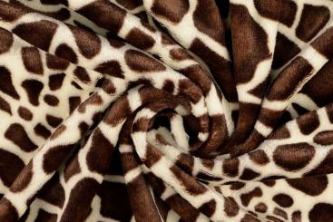 Flausch-Fleece - Giraffe 