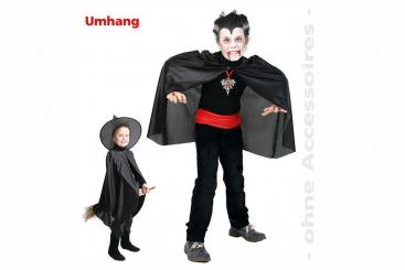 Kinder-Umhang - Schwarz 