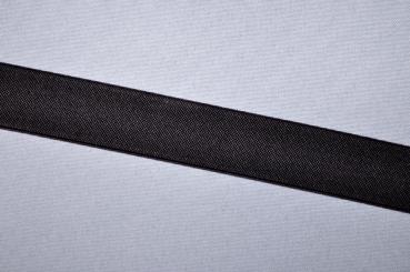 Elastikband 25 mm -Schwarz/Grau 