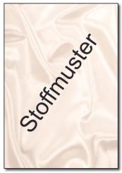 Stoffmuster: Satin Stoff - Creme 