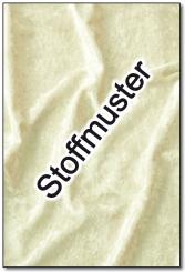 Stoffmuster: Pannesamt Stoff - Creme 