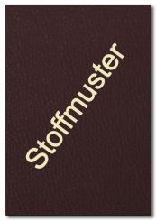 Stoffmuster: Kunstleder - Deluxe - Dunkelbraun 