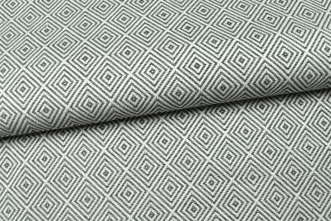 Outdoor-Jacquard Dralon® - Raute - Grau 