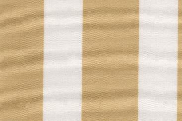 Liegestuhl-Stoff gesäumt - Streifen - 45 cm breit Creme/Beige