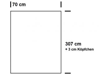 Fertig-Gardine - Blackout - a: 315 x b: 42 cm - Off-White 