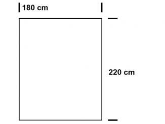 Fertig-Gardine linke + rechte Seite - Universalstoff - a: 180 x b: 220 cm - Safarigrün 