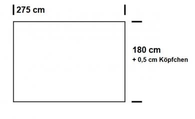 Fertig-Gardine - Blackout - a: 275 x b: 180 cm - Grau 