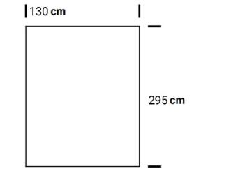 Fertig-Gardine - Pannesamt - a: 130 x b: 295 cm - Hellgold 