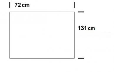 Fertig-Gardine - Blackout - Blockstreifen 6 cm - a: 72 x b: 131 cm - Nachtblau/Weiß - B-Ware 