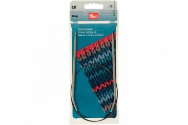 Rundstricknadeln Prym 60 cm - 3,5 mm Grau ALU 