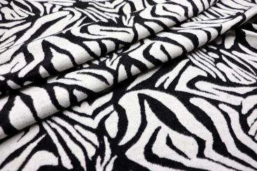 Mohair-Touch - Abstract Zebra 