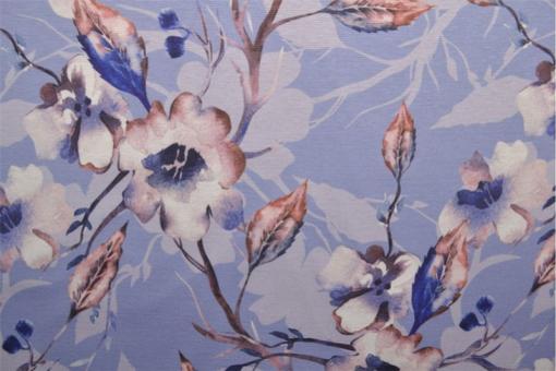 Alpenfleece - Blue Flowers