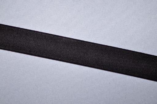 Elastikband 11 mm - meterweise - Schwarz