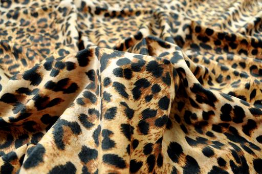 - Microfaser-Samt Leopard